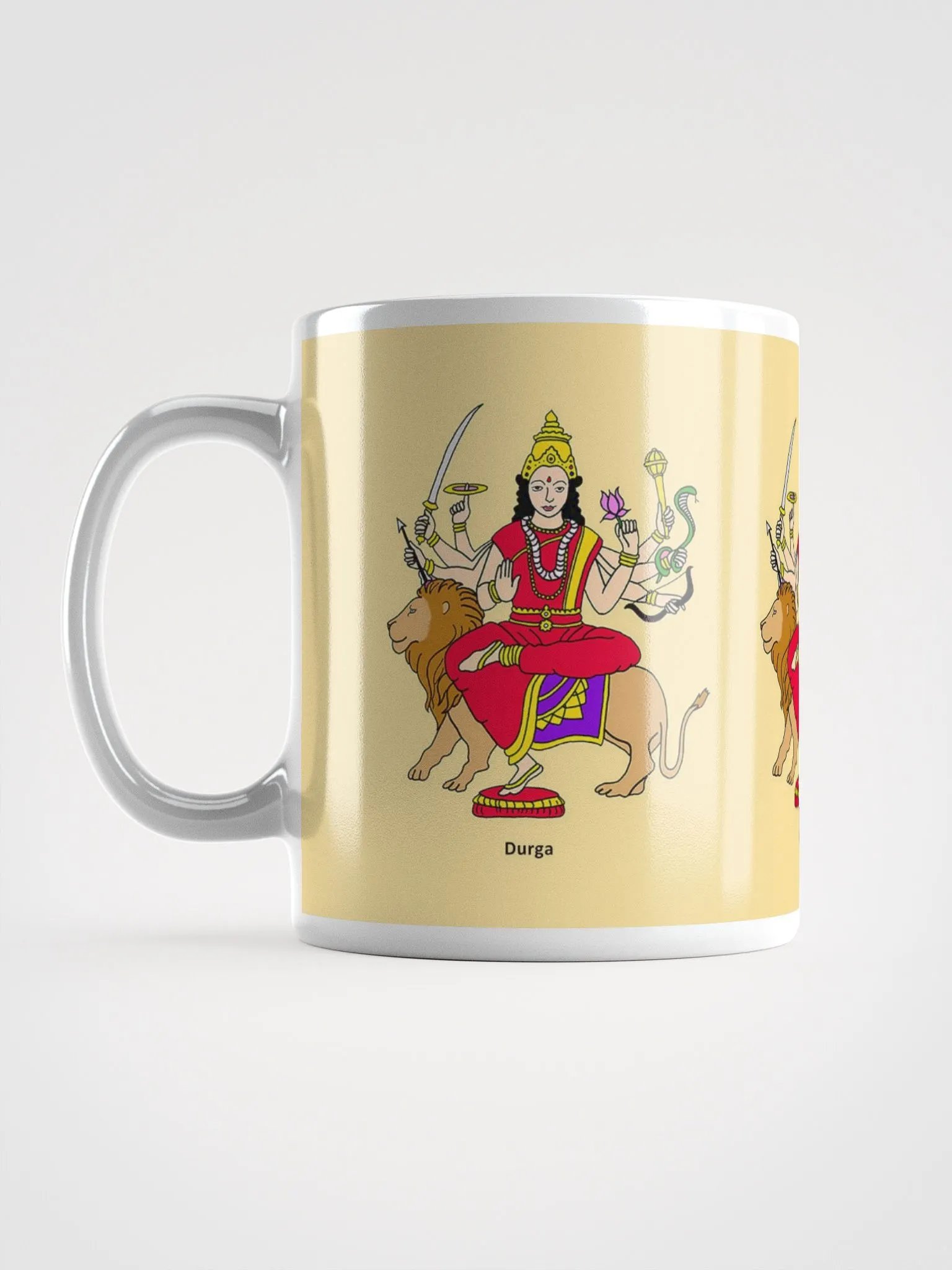 Goddess Durga Mug (Golden) product image (6)
