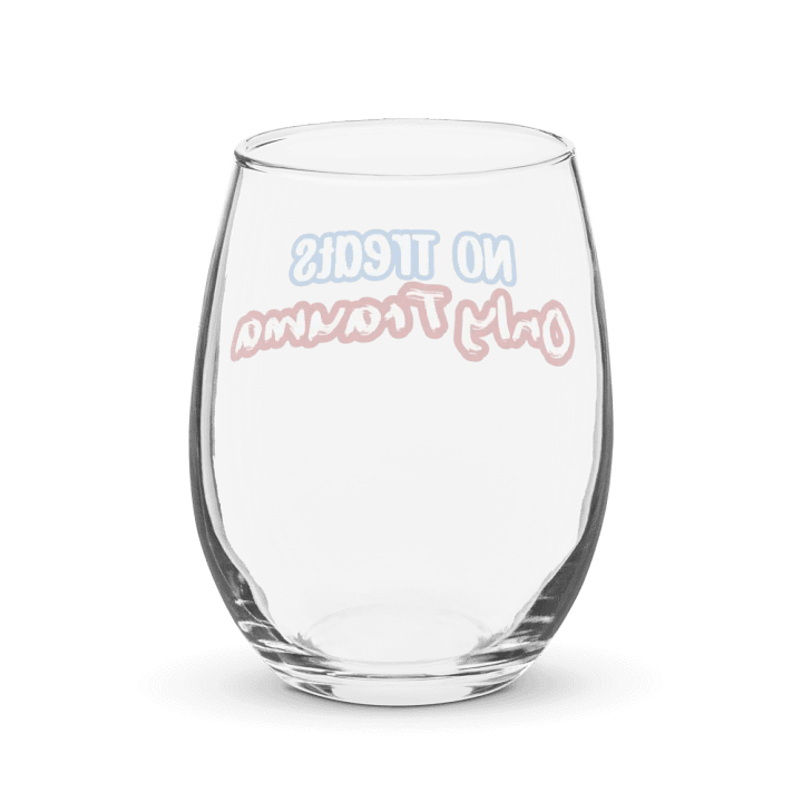 No Treats Wine Glass product image (2)