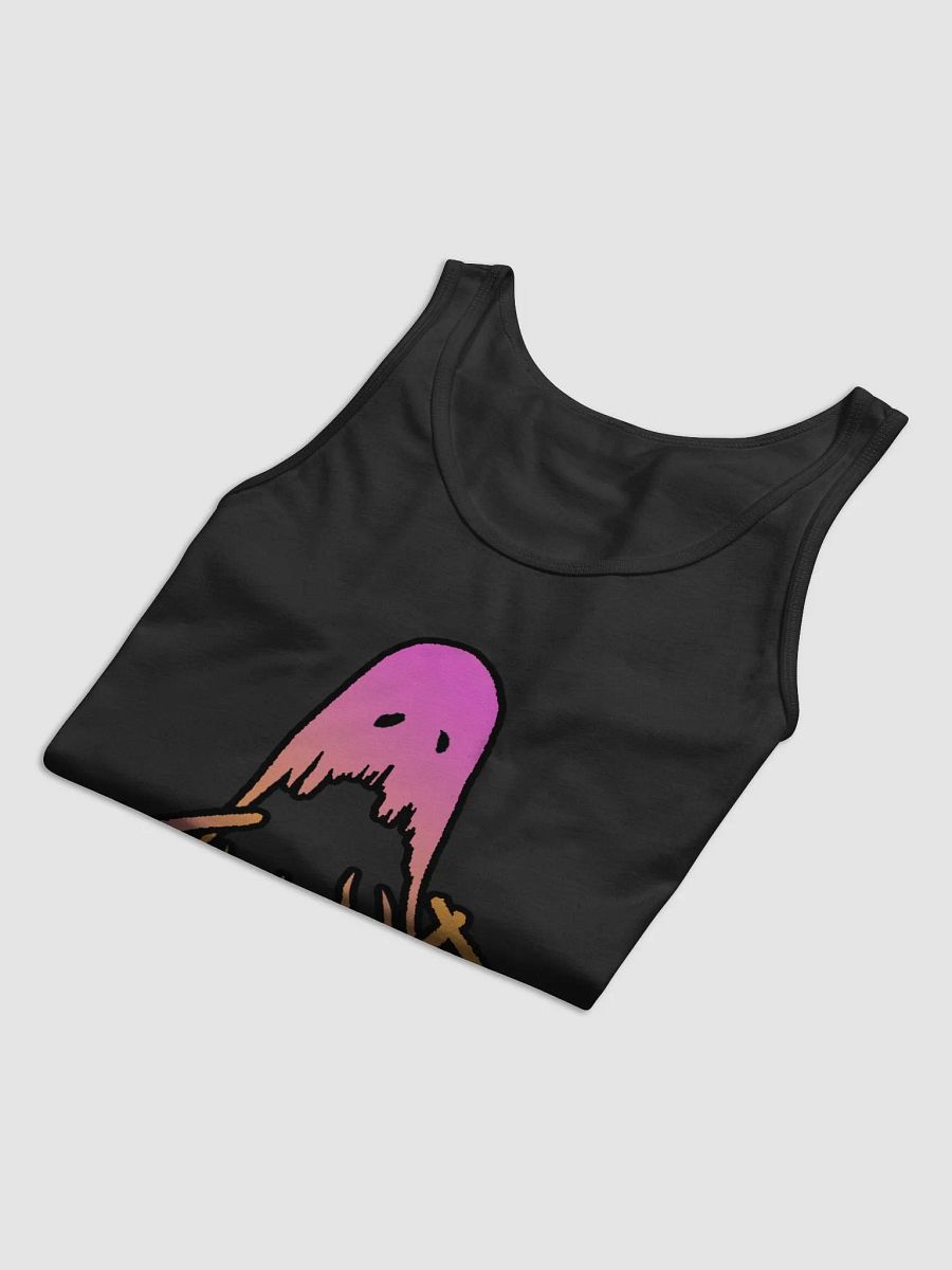 SaD Men's Style Tank Top Big Logo - Pink and Orange product image (3)