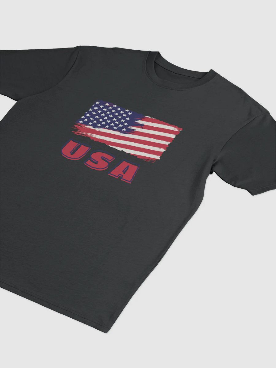 Patriotic Brushed Flag Tee product image (3)