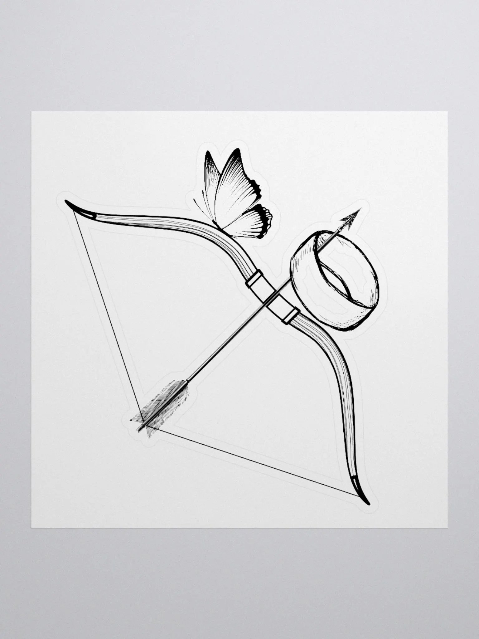 Bow, Arrow, Cuff & Butterfly Sticker product image (1)