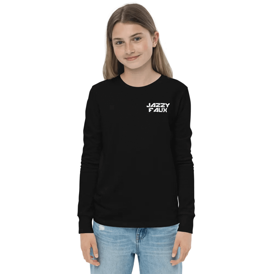 Kids Size "JazzyFaux" Long Sleeve T-Shirt product image (1)