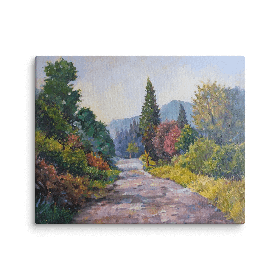 Hiking Trail-Oil Painting Canvas Print product image (1)