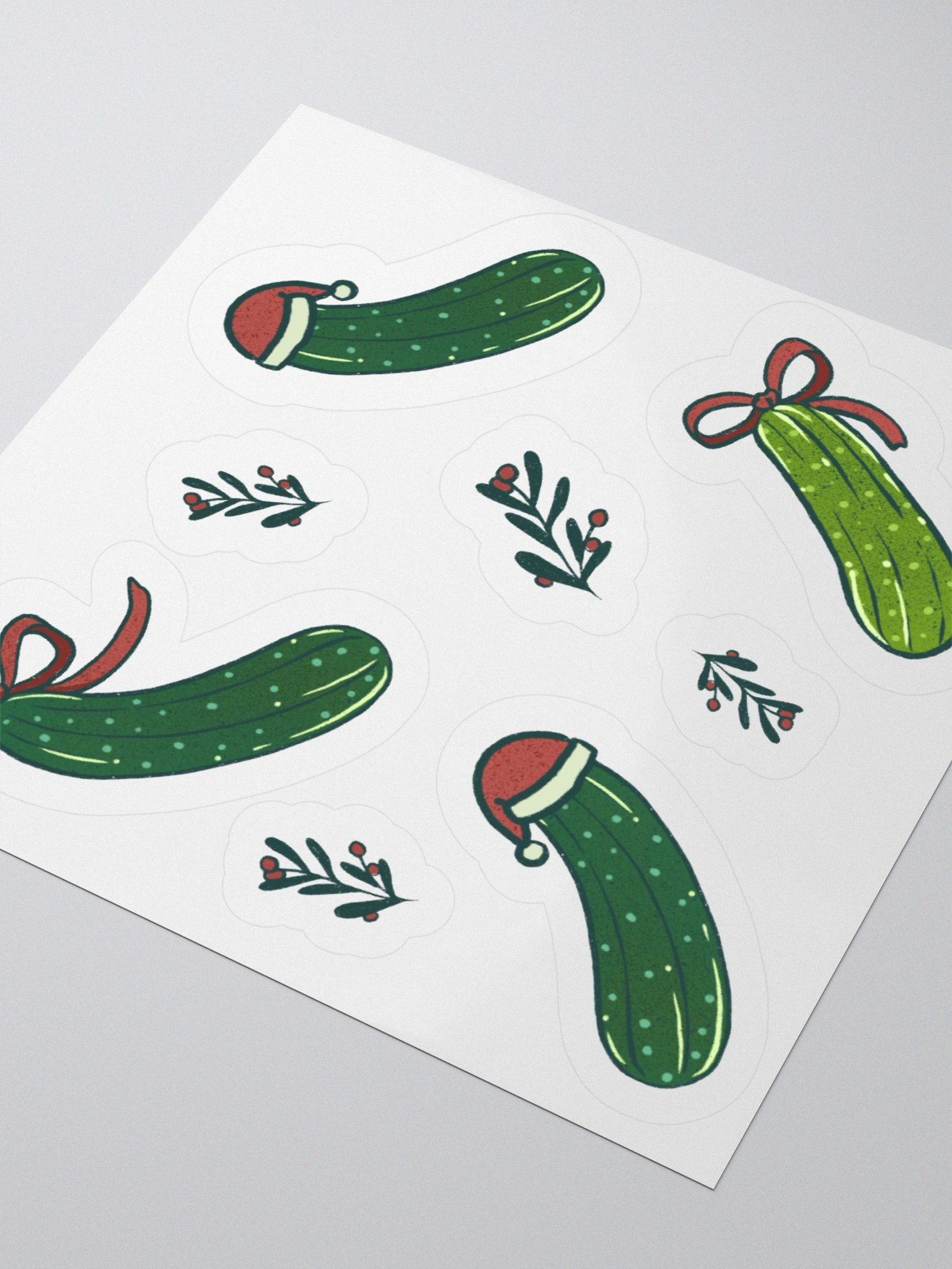 Christmas Pickles Sticker Pack product image (6)