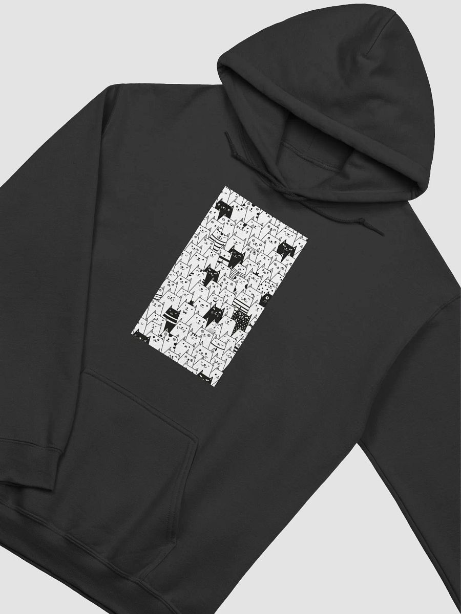 Whimsical Cat Pattern Hoodie product image (15)