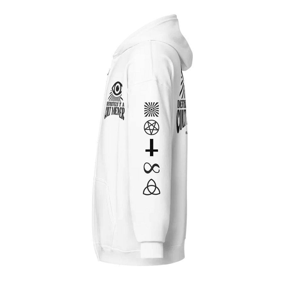Definitely Not A Cult Member Hoodie (White) product image (3)