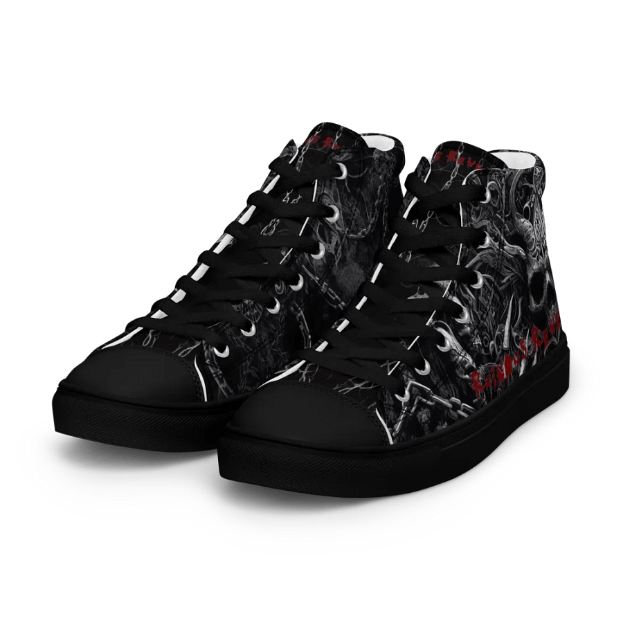 Ruinous revenge ETHEREAL DARKNESS edition woman's high top canvas shoes product image (6)
