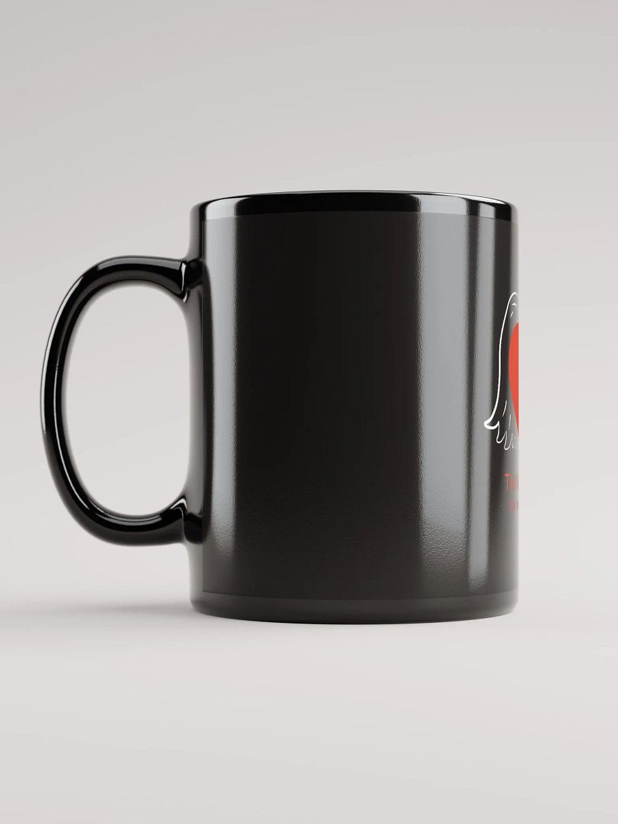 'Winged Heart' Black Glossy Mug product image (12)