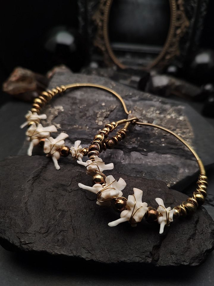 Earrings Bone Vault - Vert Golden Quartet product image (2)