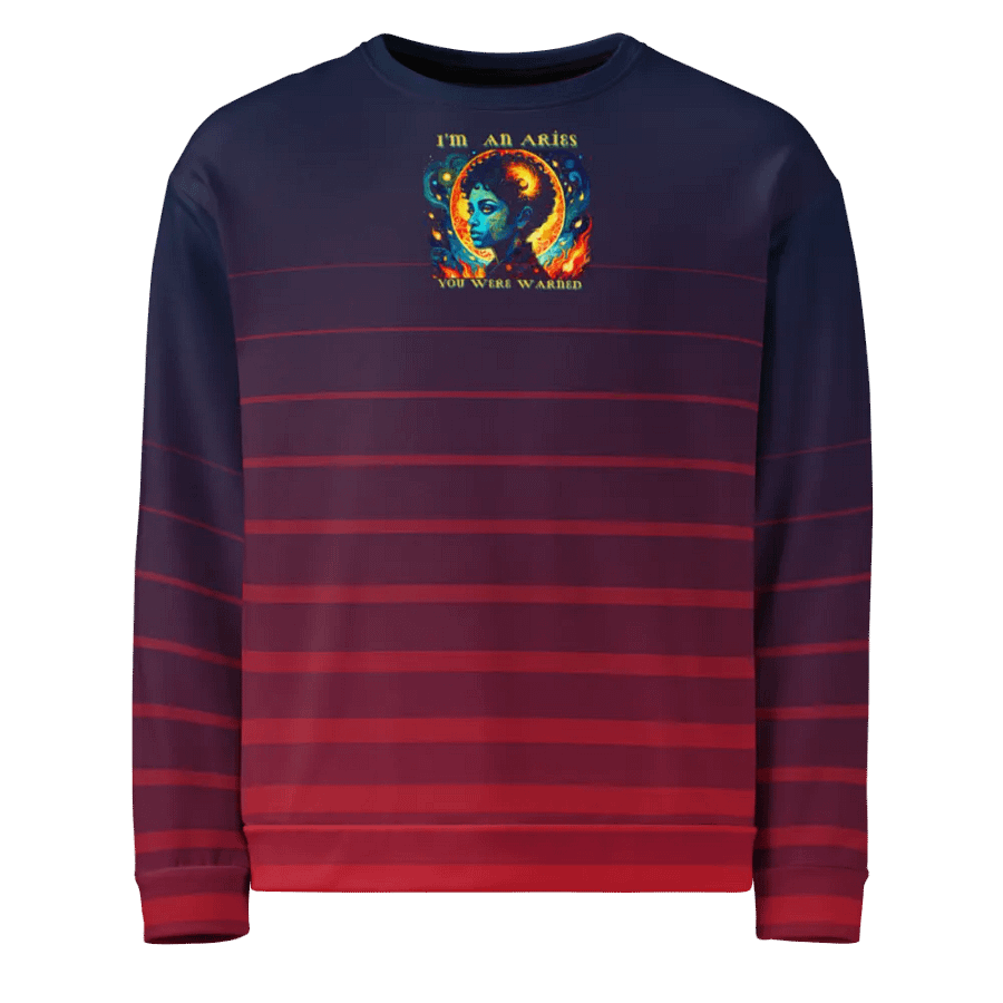 Aries 2025, You Were Warned, Sweatshirt product image (1)