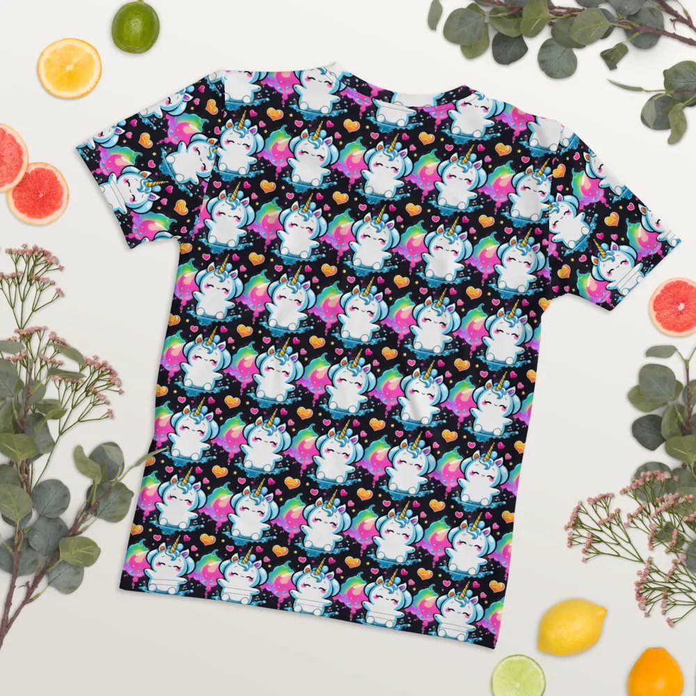 Kawaii Unicorn All Over Print T-shirt product image (7)