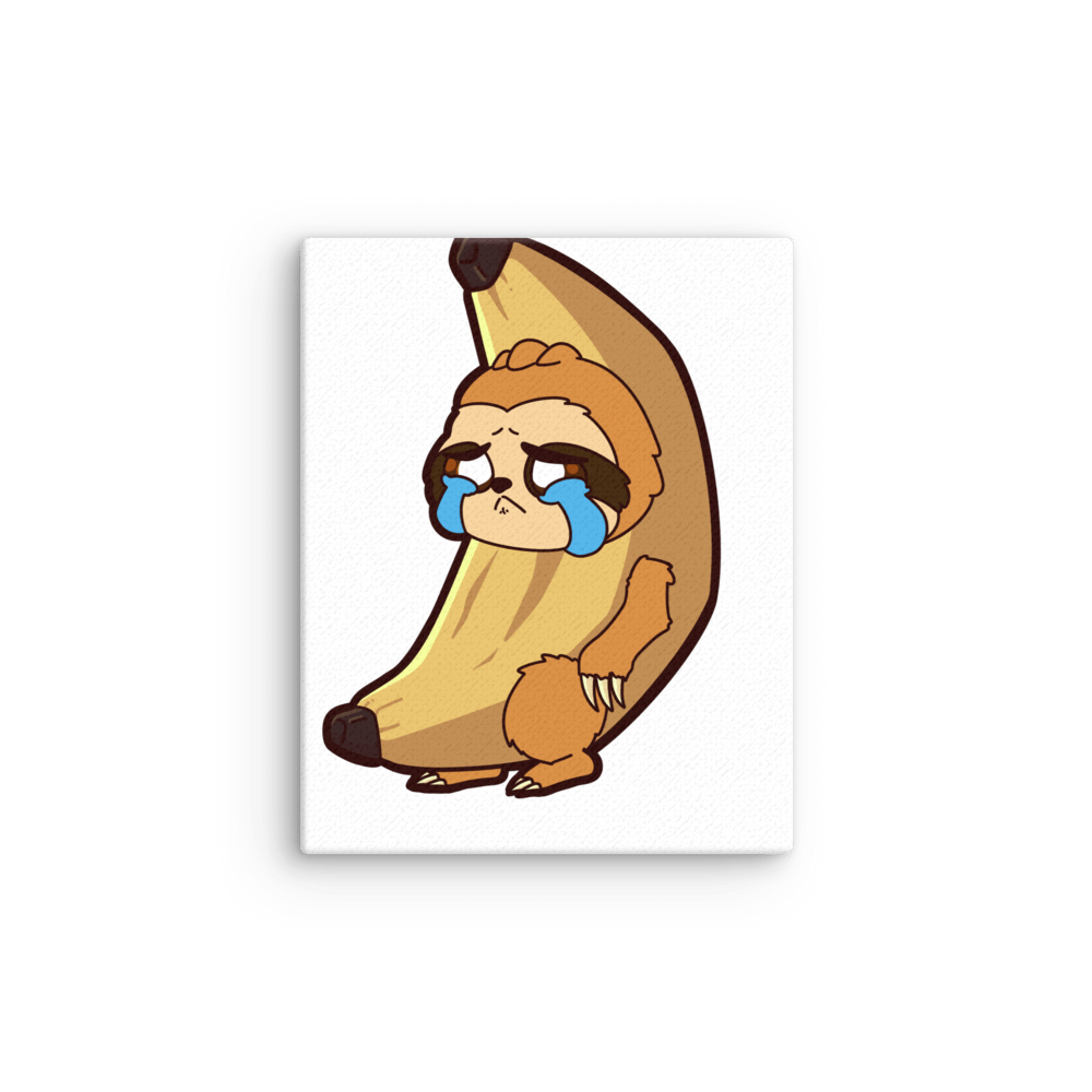 Being a sloth is tough Canvas print product image (1)