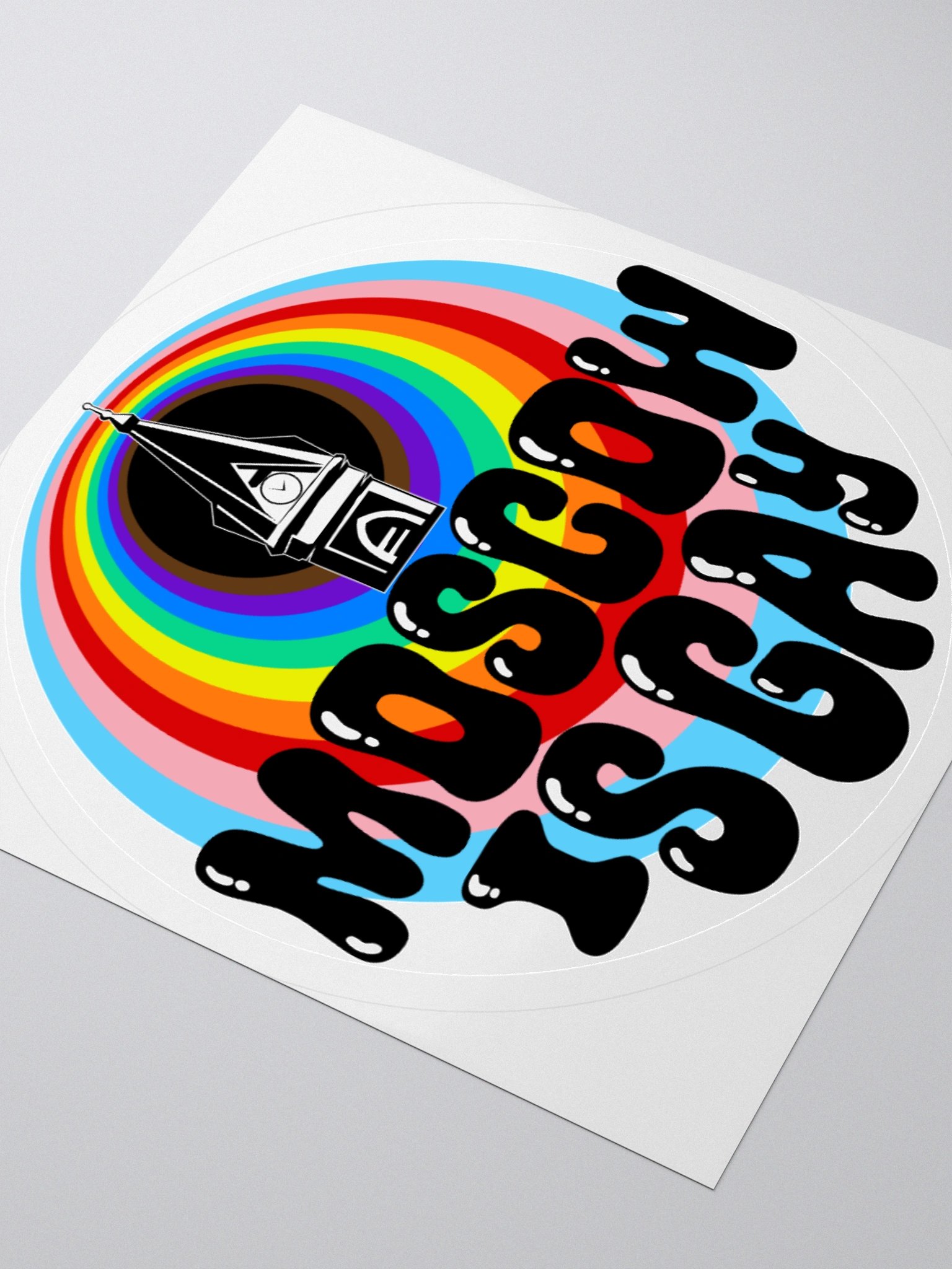 "MOSCOW IS GAY" city sticker product image (8)