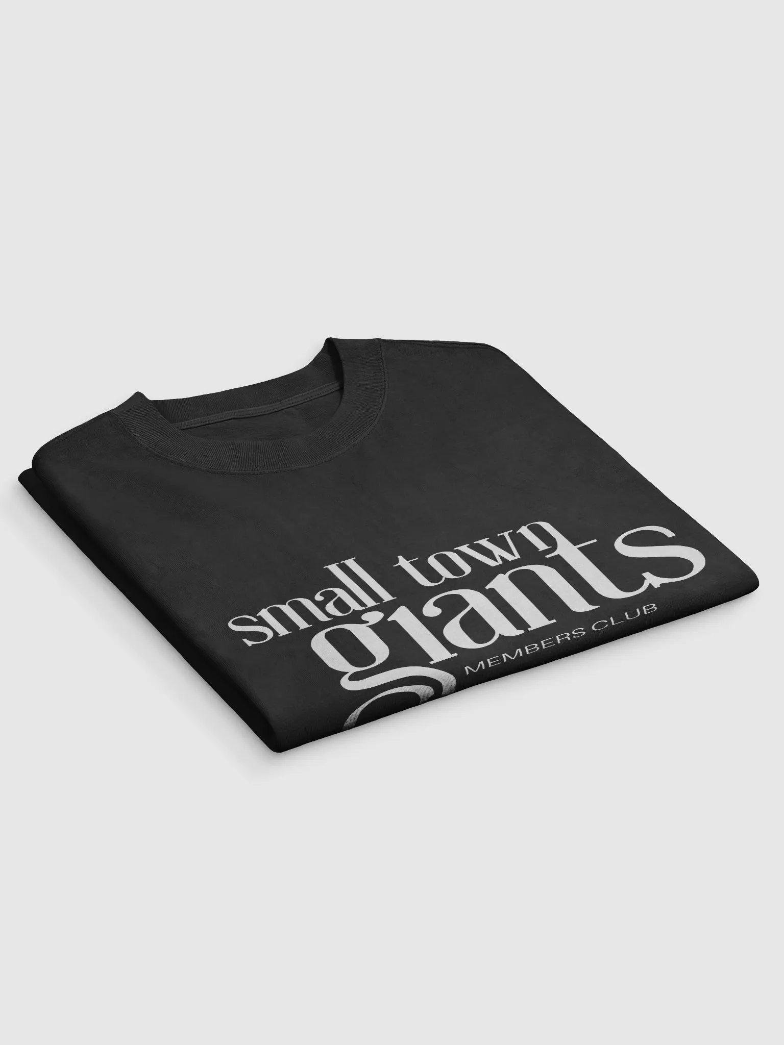 Small Town Giants Premium Oversized T-Shirt - Off-Black product image (1)