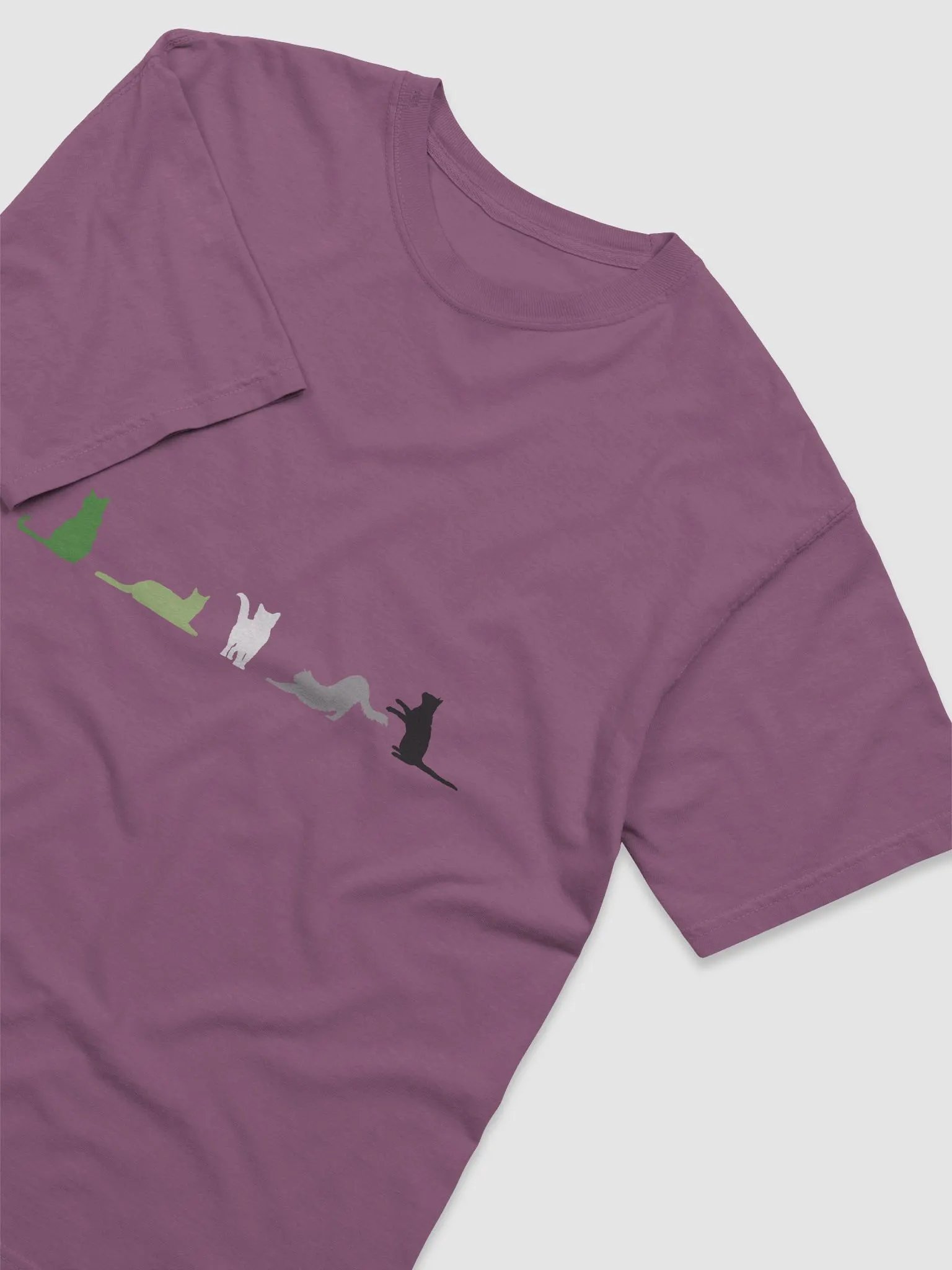Aromantic Pride Cats Men's Shirt product image (27)
