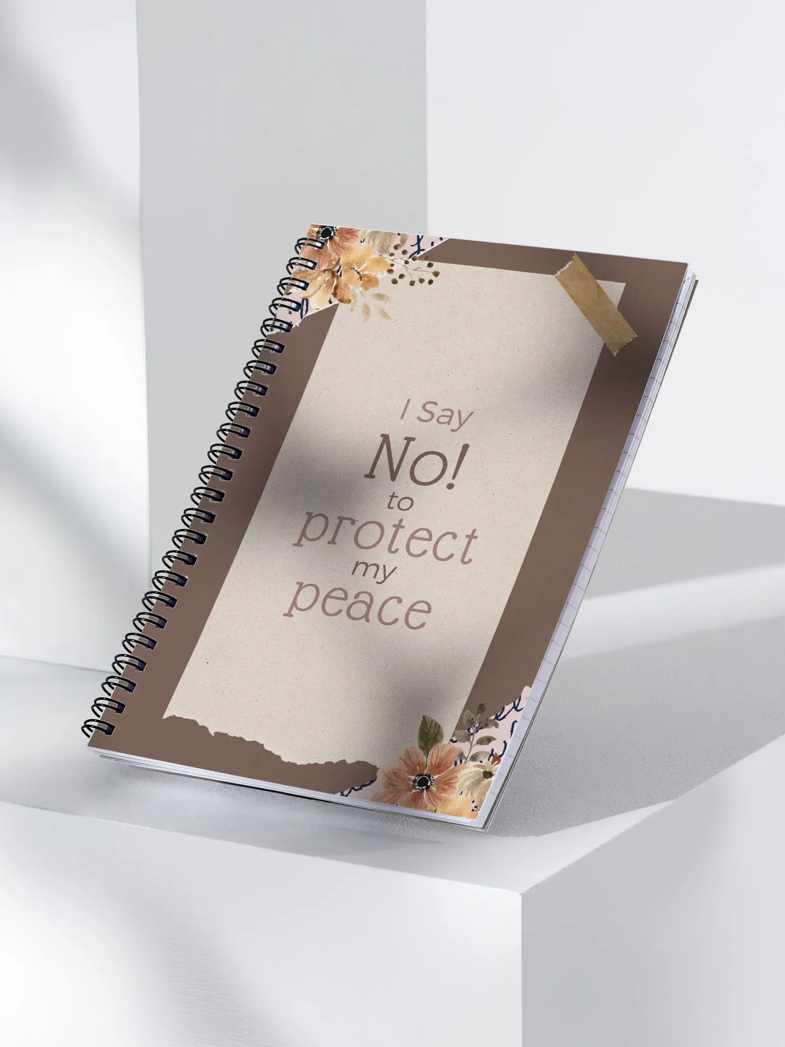 I Say NO To Protect Peace - Emotional Boundaries Journal Notebook product image (6)