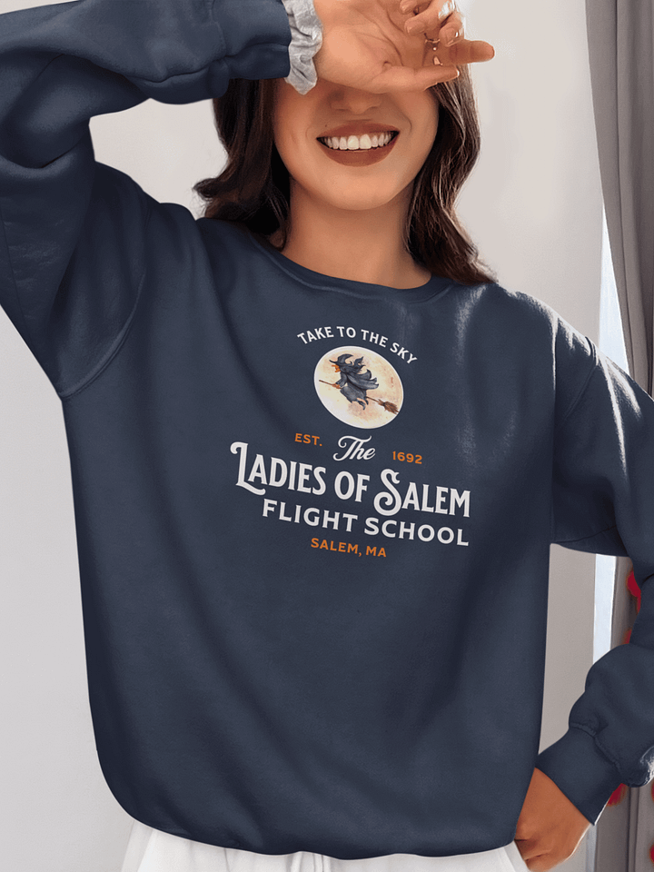 Witch Take to the Sky Halloween Sweatshirt product image (1)
