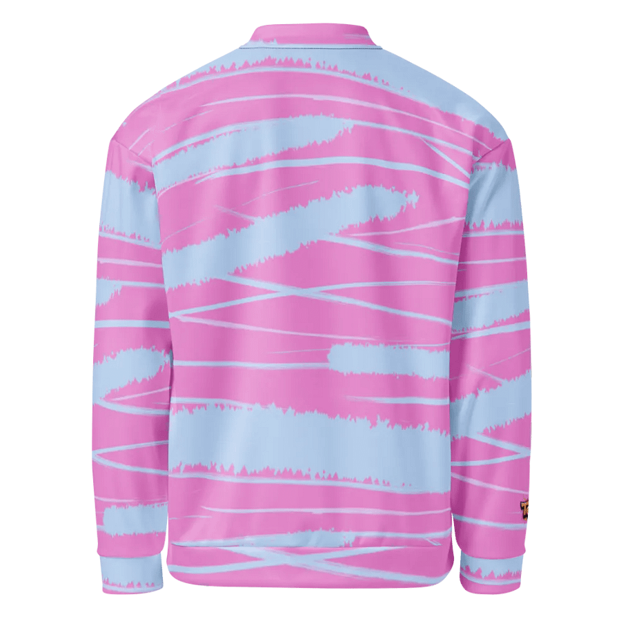 Vibrant Brush Strokes All-Over Bomber Jacket product image (4)
