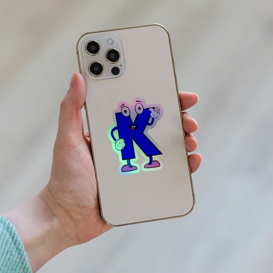 K Holographic Cartoon Character Sticker product image (8)