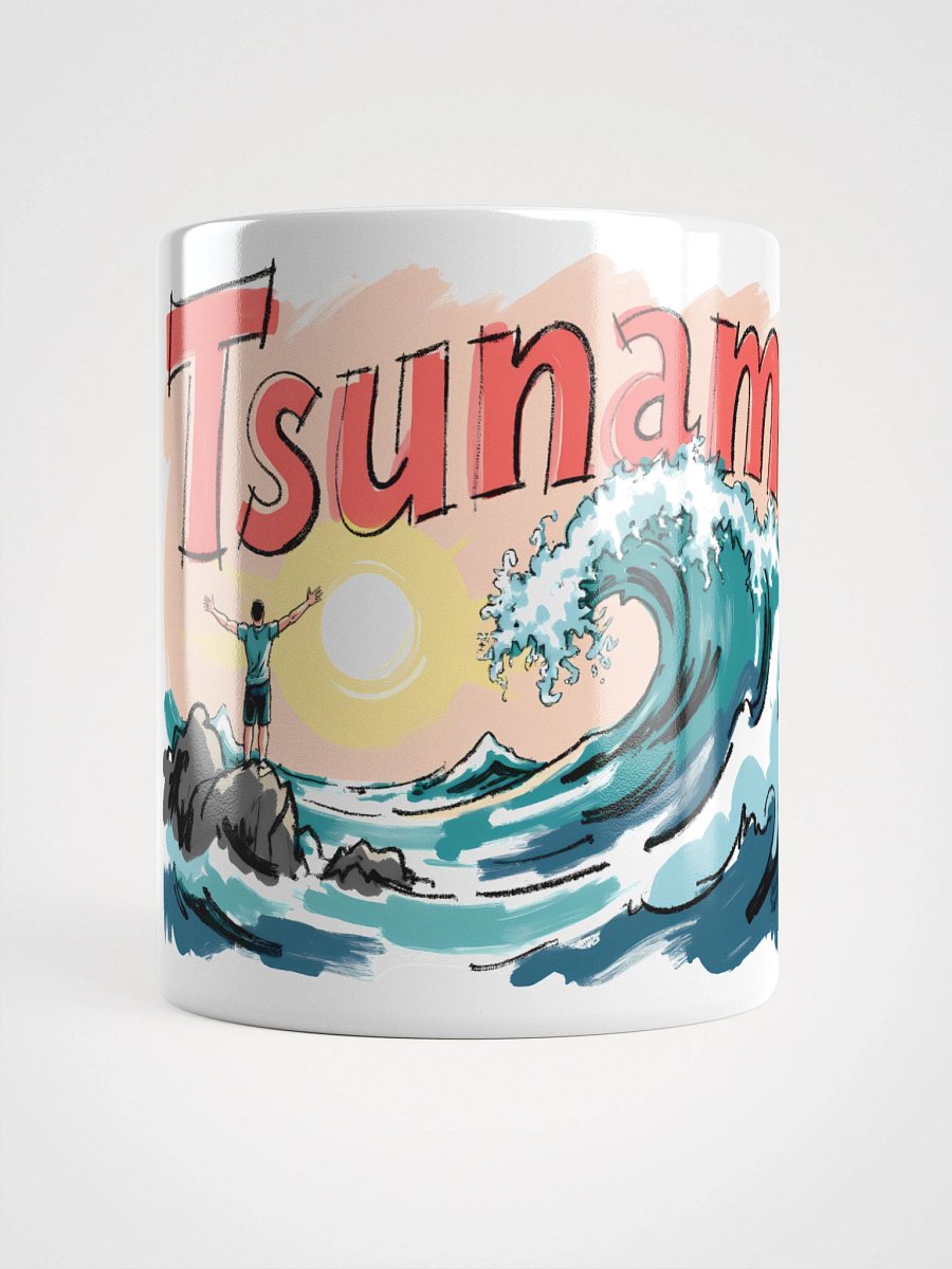 Tsunami Warning Glossy Mug product image (6)