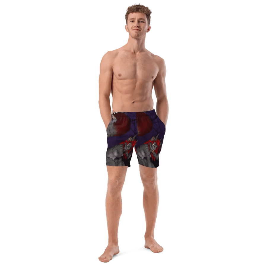 Demon's Moon All-Over Print Swim Trunks product image (10)