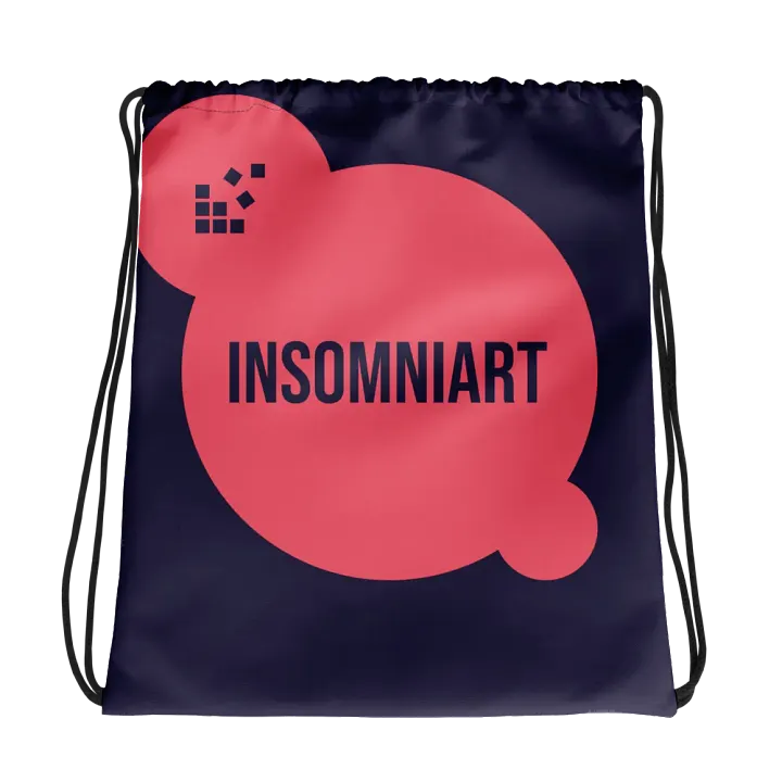 Insomniart Dreamer Drawstring Backpack product image (1)