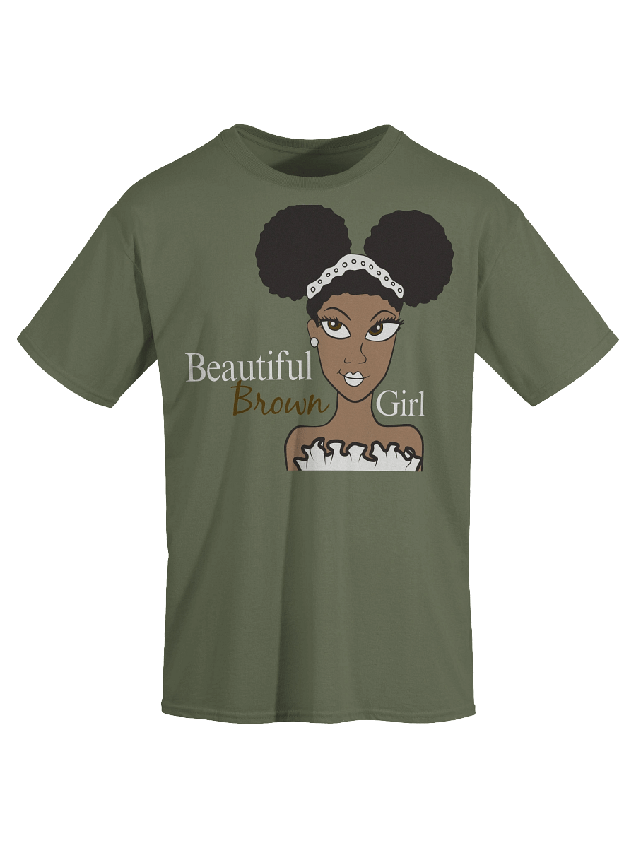 Beautiful Brown Girl Mocha Tee product image (19)