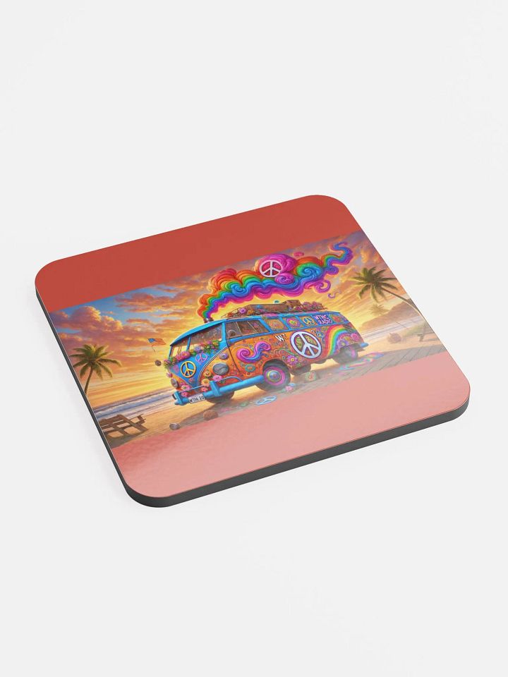 Da Psychedelic Vibes Cork Coaster product image (2)