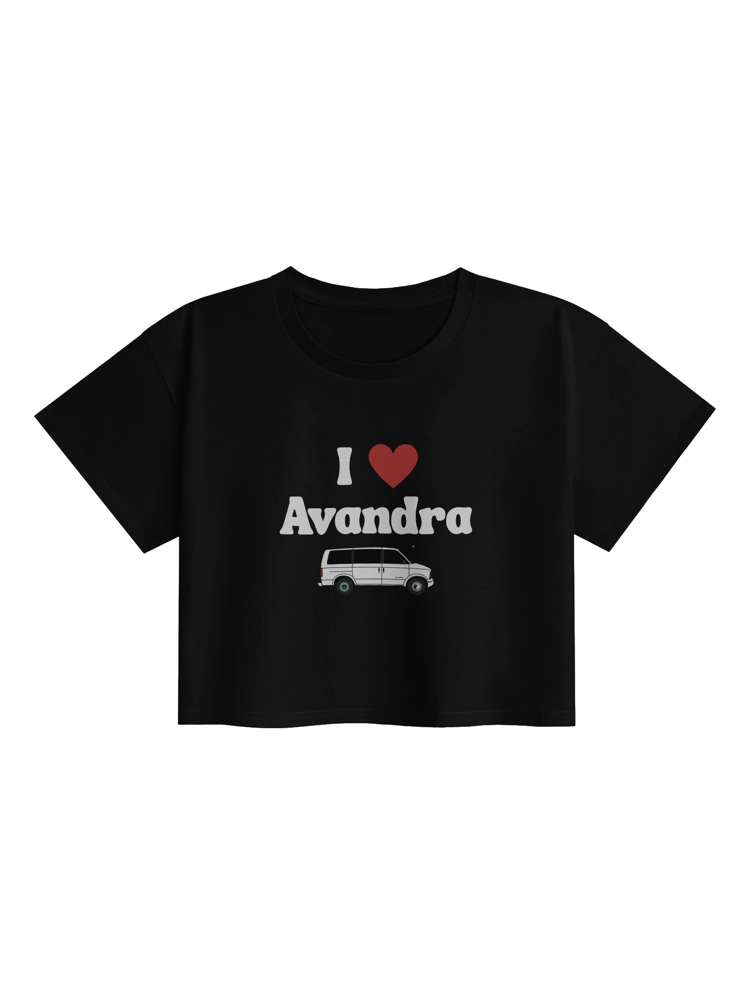 I <3 Avandra cropped tee (black) product image (1)