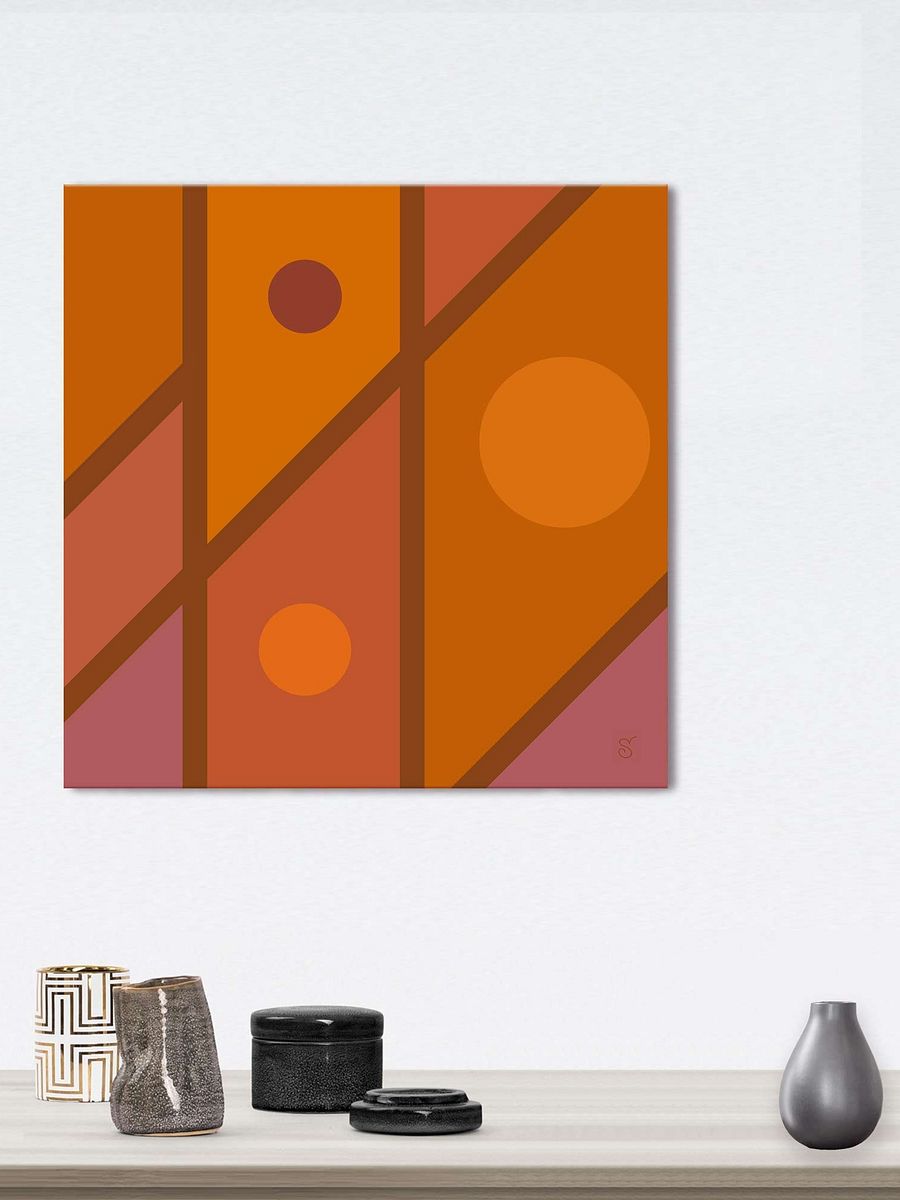 Harmonious Geometry Canvas Art - Abstract Composition No. 2 product image (73)