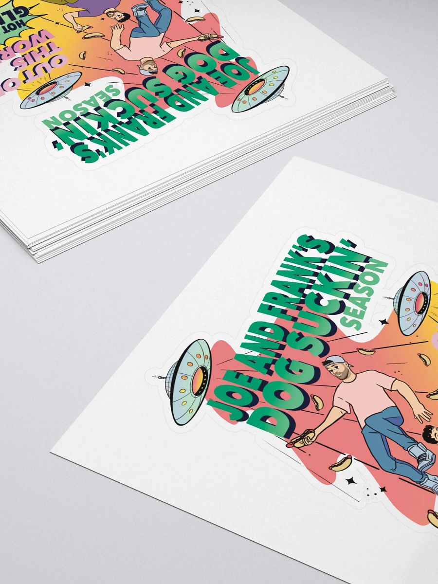 Dog Suckin' Out Of This World Sticker product image (4)