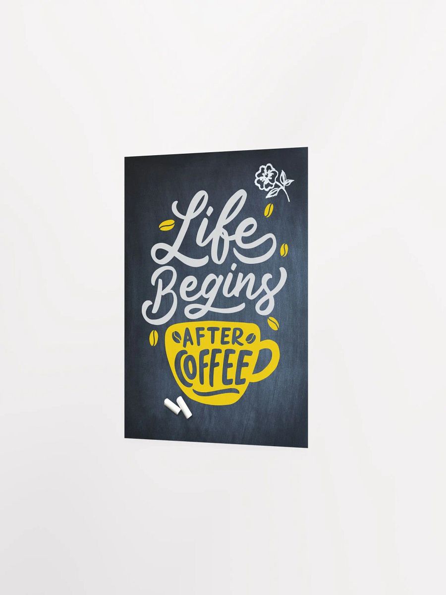 Coffee Lettering Poster Print, Good Morning Coffee Poster, Coffee Lover Gift, Coffee Station Wall Art —Trendy Kitchen Wall Art,Kitchen Decor product image (7)