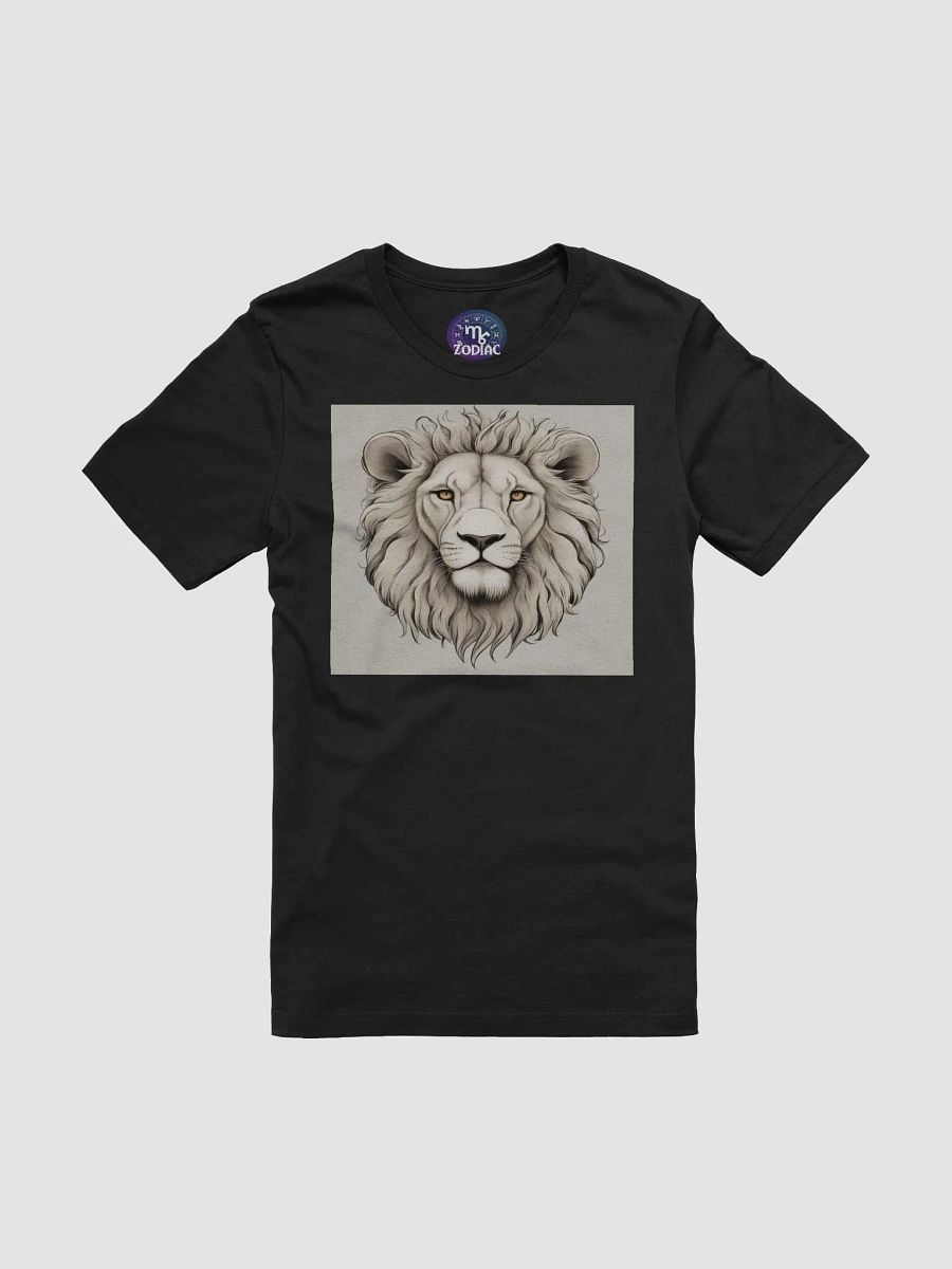 Zodiac Brand Leo Zodiac Unisex T-Shirt - Bold Lion Portrait, Supersoft Fabric product image (3)