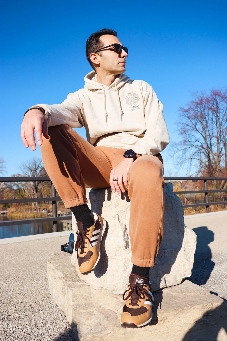 Floral Parks Adventure organic pullover hoodie product image (7)
