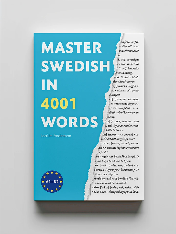 Master Swedish in 4001 Words (E-book) product image (1)