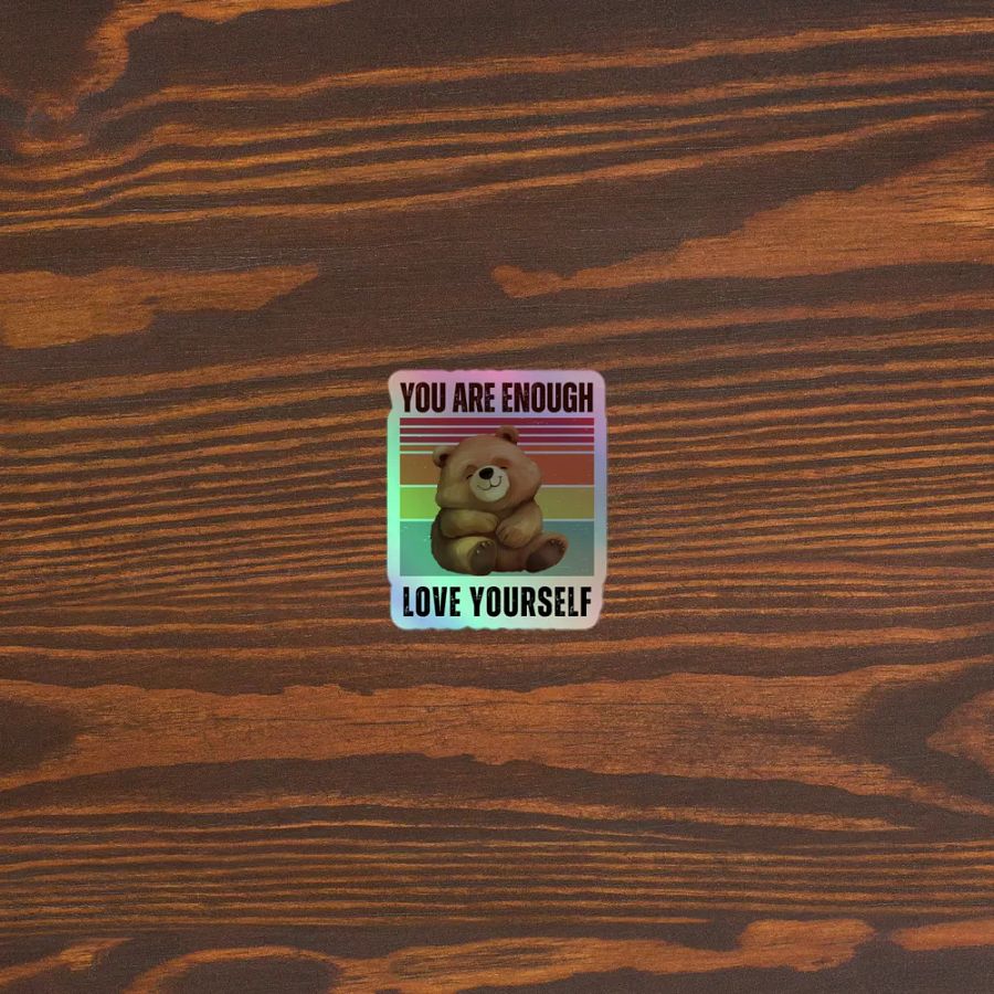 Empowerment Bear Holographic Sticker Sheet product image (5)