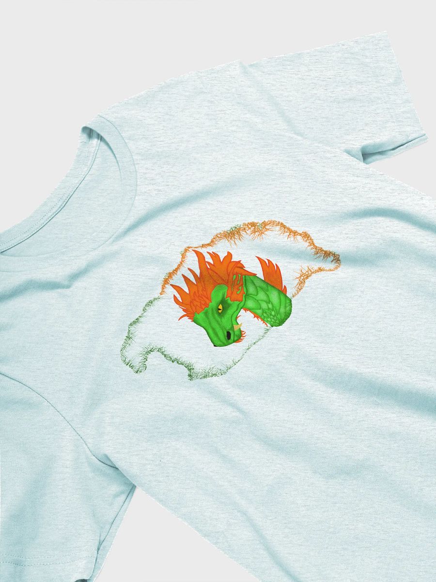 Fiery Dragon Head Unisex T-Shirt product image (3)