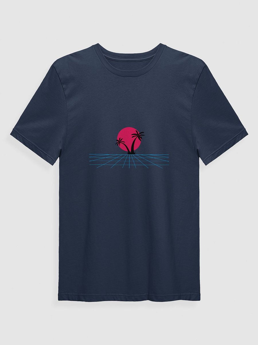 Vaporwave Sunset Silhouette T-Shirt product image (1)