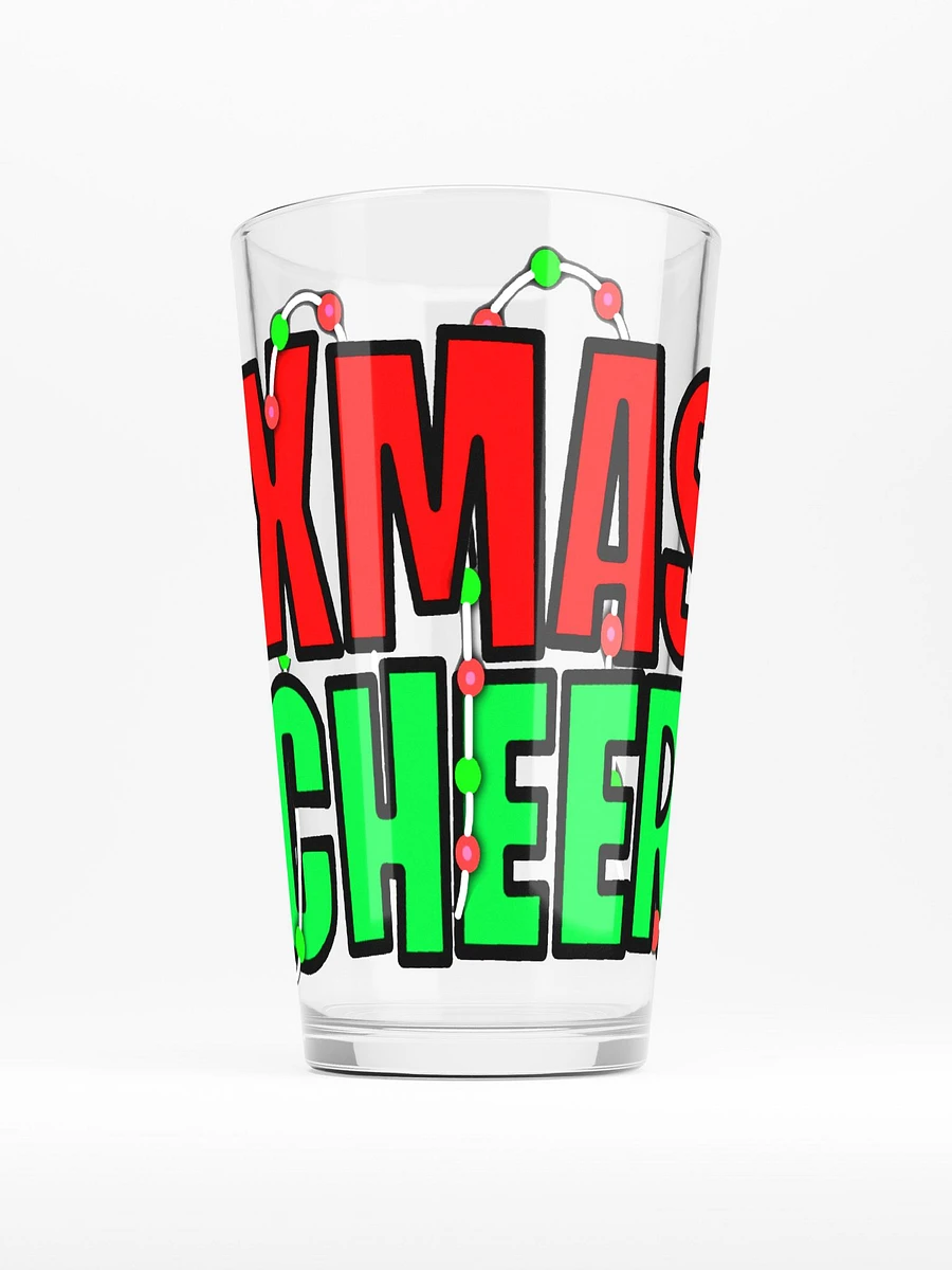 XMAS CHEER PINT GLASS product image (1)