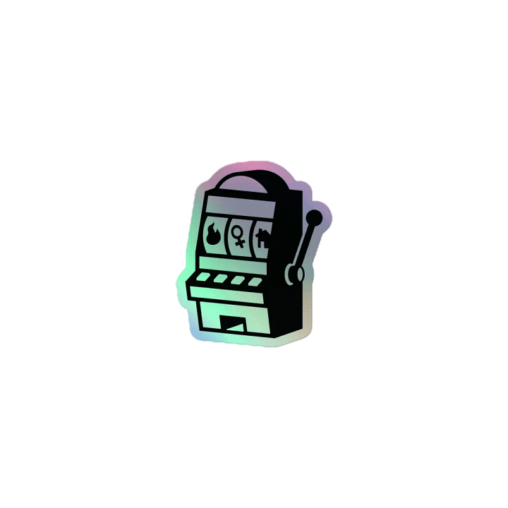 Holo Slot Machine Sticker product image (1)