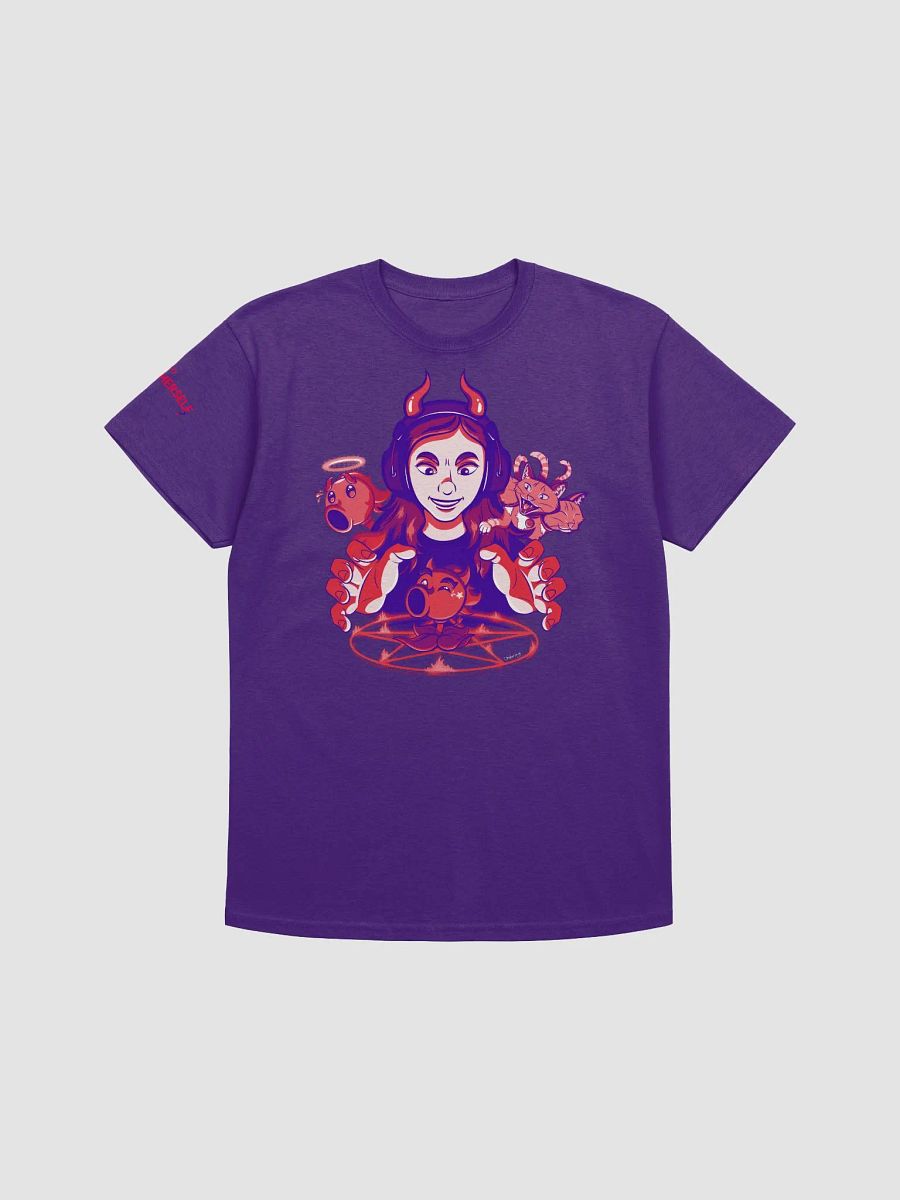 Colorized Satanic Rituals Dark Ensemble T-Shirt (Sleeve Logo) product image (1)