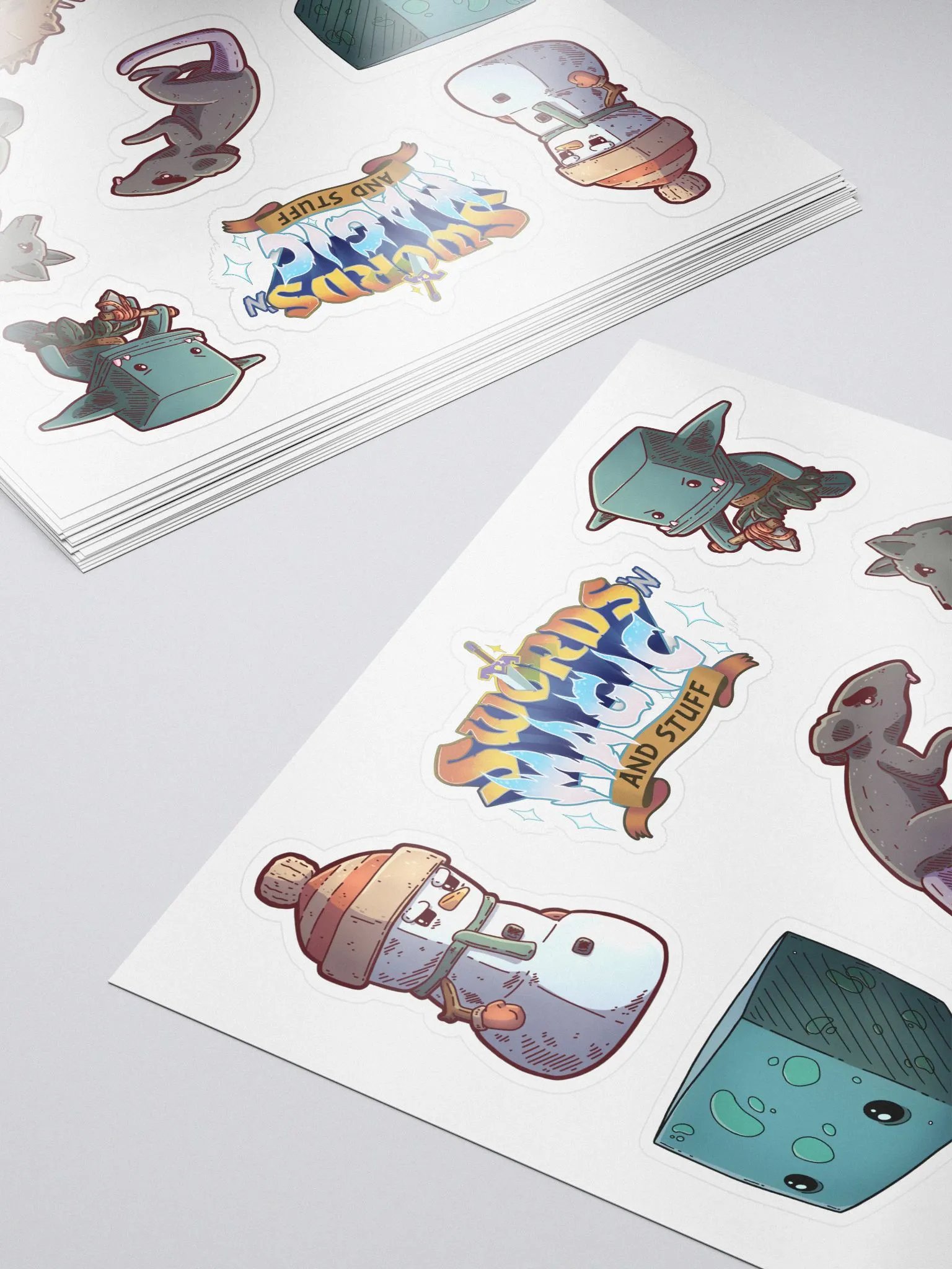 Swords 'n Magic Mob Sticker Sheet product image (5)