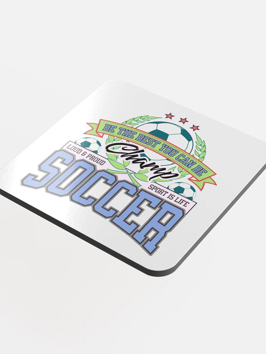 Champ Soccer Spirit Cork Coaster product image (4)