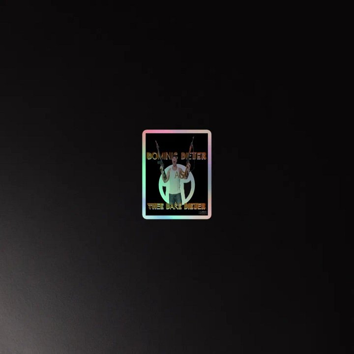 Dominic Dieter As Thee Dare Dieter 04 - Kiss-Cut Holographic Sticker product image (2)