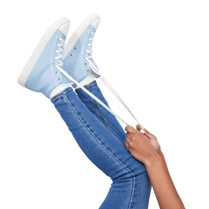 Retro Vibes High Top Canvas Shoes product image (1)