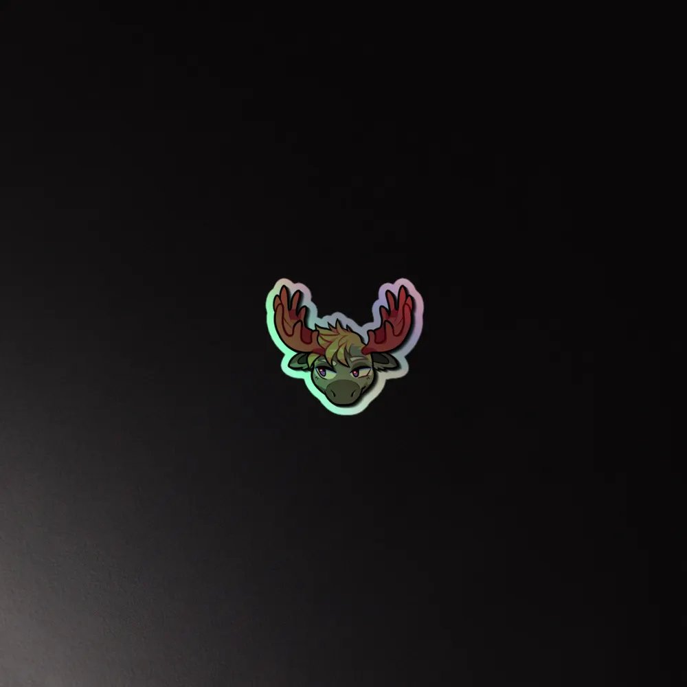 Moose Lounge Holo Sticker product image (4)