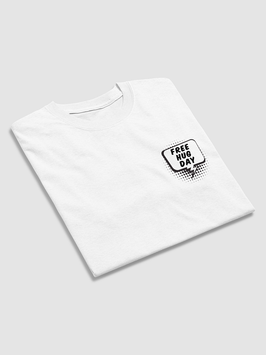 Free Hug Day Unisex Heavy Cotton Tee - Fun Comic Design for Casual Wear product image (3)