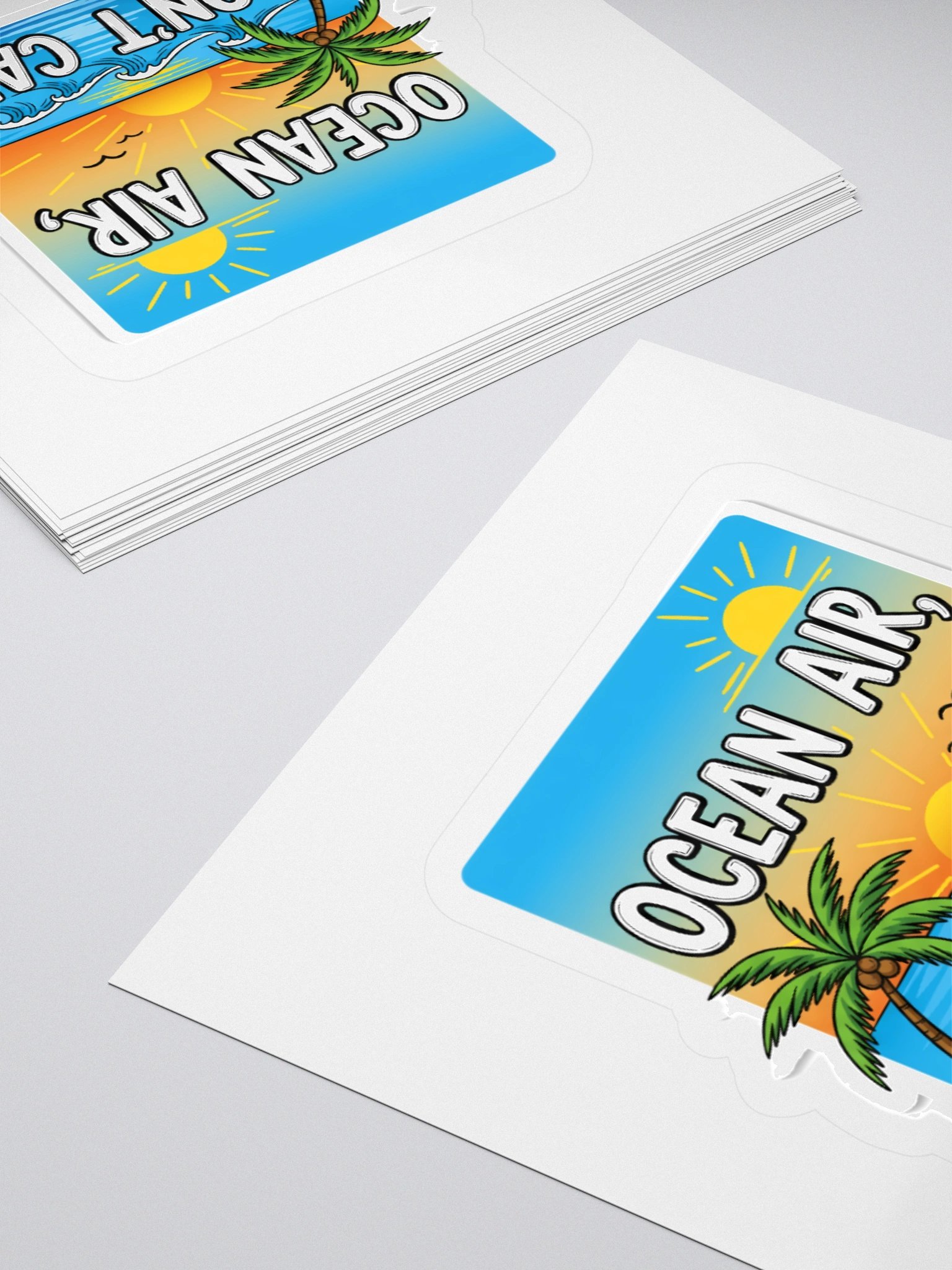 Ocean Air Kiss Cut Stickers product image (12)