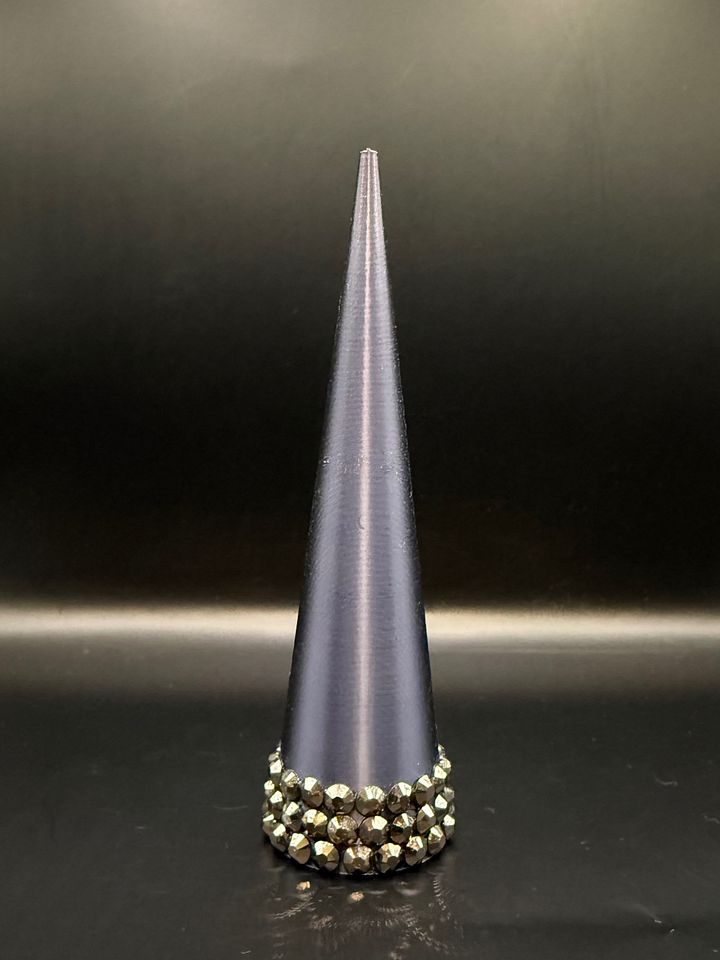 Silk Black 3D Printed Ring Cones product image (1)