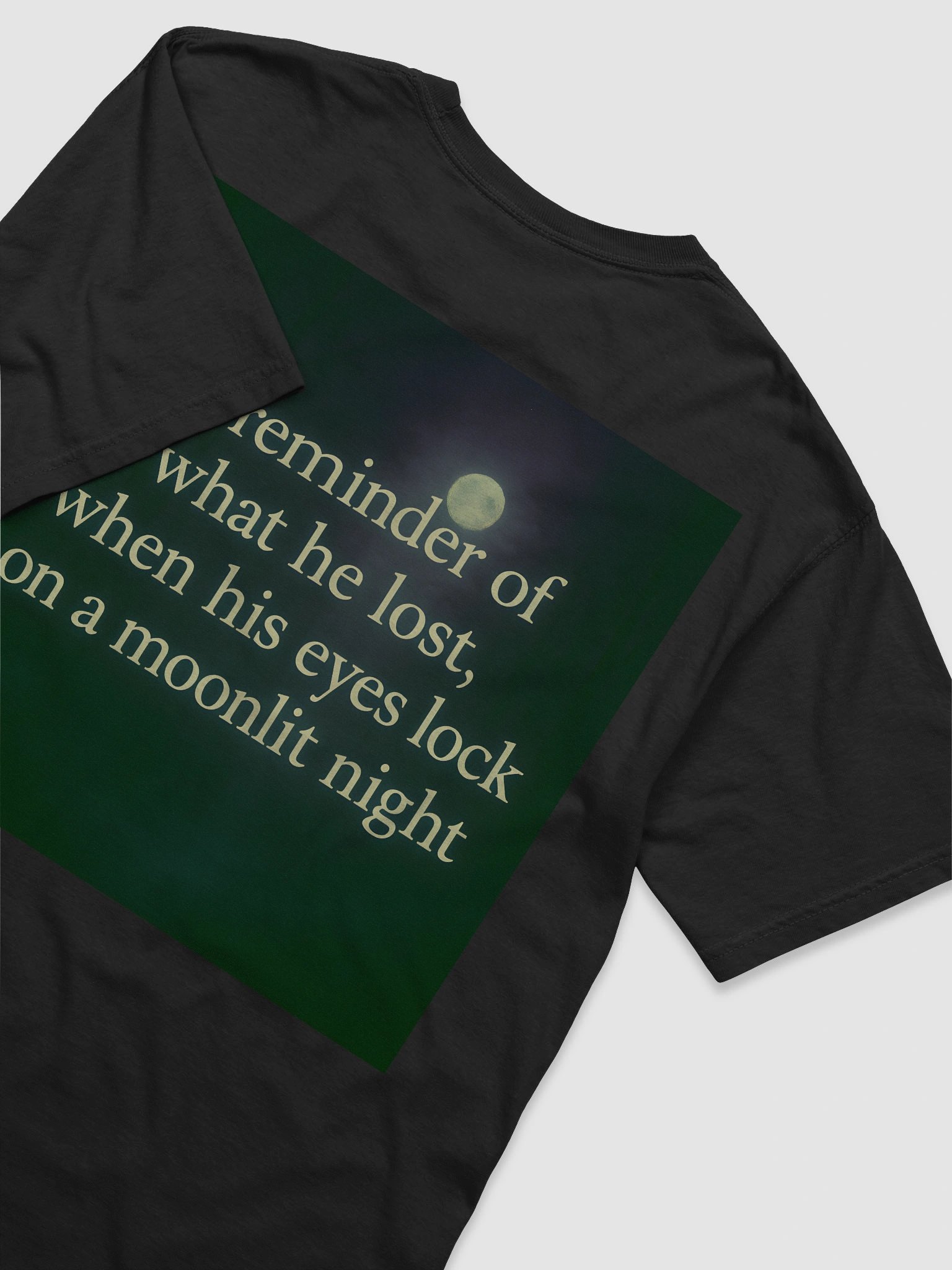 Altarae "Moonlit Reminder" Tee – Black Mist Edition product image (12)